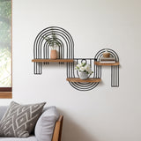 Loopy Wall Decor, Brown/Black