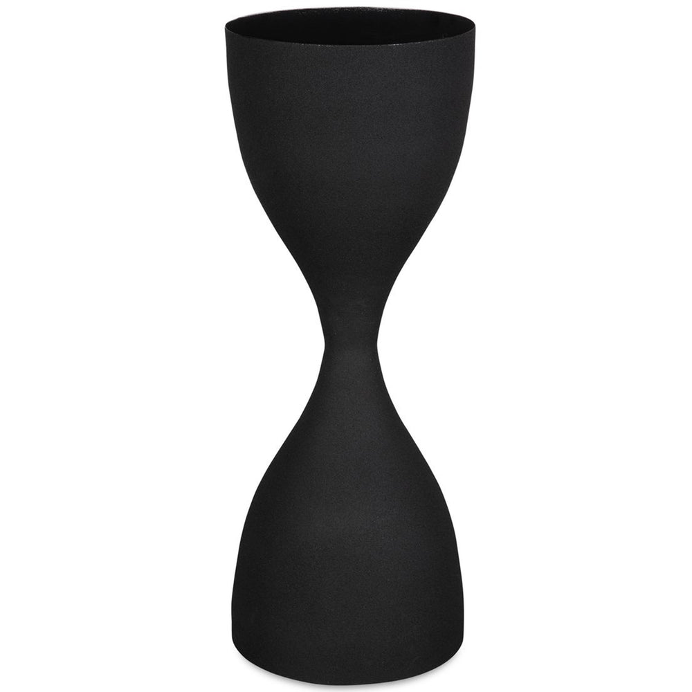 Loreta Accent Table, Sandpaper Black-Furniture - Accent Tables-High Fashion Home