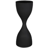 Loreta Accent Table, Sandpaper Black-Furniture - Accent Tables-High Fashion Home