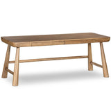 Lorik Desk, Caramel Rubberwood by Four Hands-Furniture - Office-High Fashion Home
