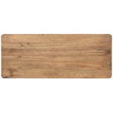 Lorik Desk, Caramel Rubberwood by Four Hands-Furniture - Office-High Fashion Home