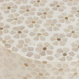 Lorna Accent Stool, Pearl-Furniture - Benches-High Fashion Home