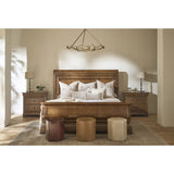 Louie P's Sleigh Bed, Cognac-Furniture - Bedroom-High Fashion Home