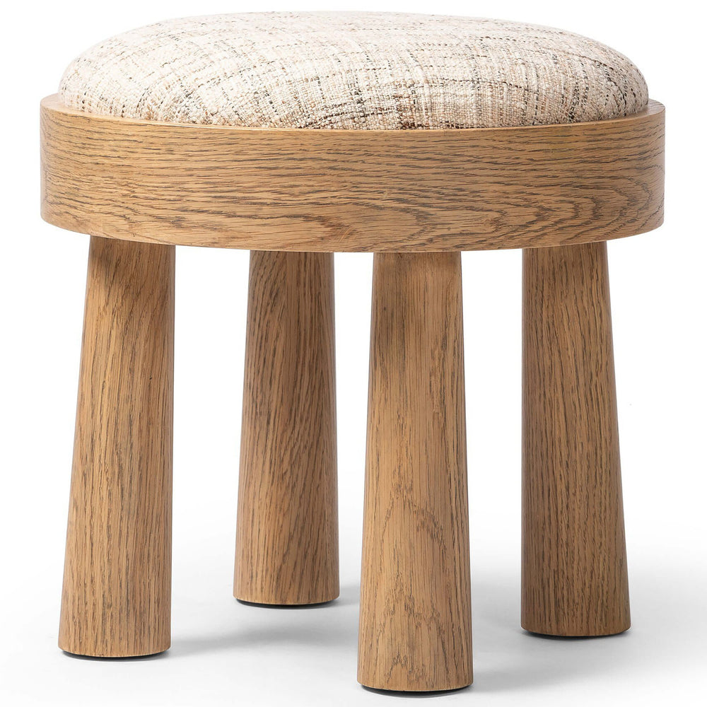 Louise Accent Stool, Ostend Natural-Furniture - Benches-High Fashion Home