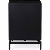 Louisiana 2 Drawer Luxe Cabinet, Charcoal
