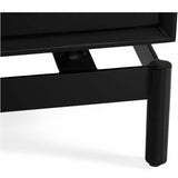 Louisiana 2 Drawer Luxe Cabinet, Charcoal