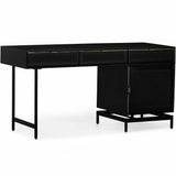 Louisiana Executive Luxe Desk, Charcoal