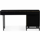 Louisiana Executive Luxe Desk, Charcoal