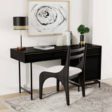 Louisiana Executive Luxe Desk, Charcoal