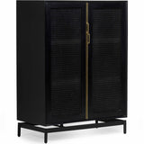 Louisiana Luxe Cabinet, Charcoal