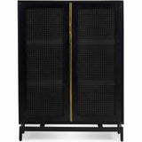Louisiana Luxe Cabinet, Charcoal