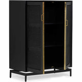 Louisiana Luxe Cabinet, Charcoal