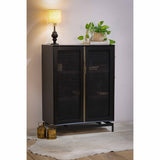 Louisiana Luxe Cabinet, Charcoal