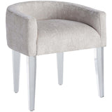Love Joy Bliss Vanity Chair, Bubbly Champagne-Furniture - Chairs-High Fashion Home