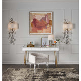 Love Joy Bliss Vanity Chair, Bubbly Champagne-Furniture - Chairs-High Fashion Home