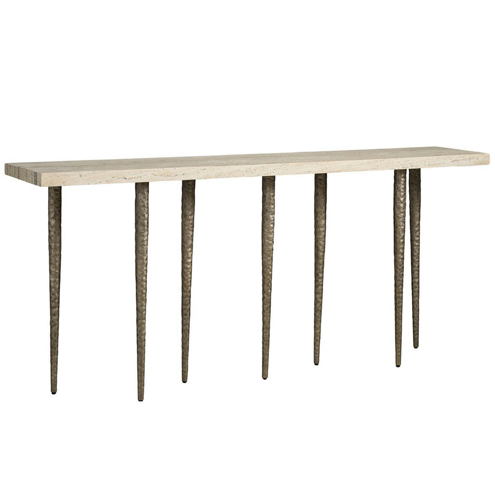 Lowry Console, Natural-Furniture - Accent Tables-High Fashion Home