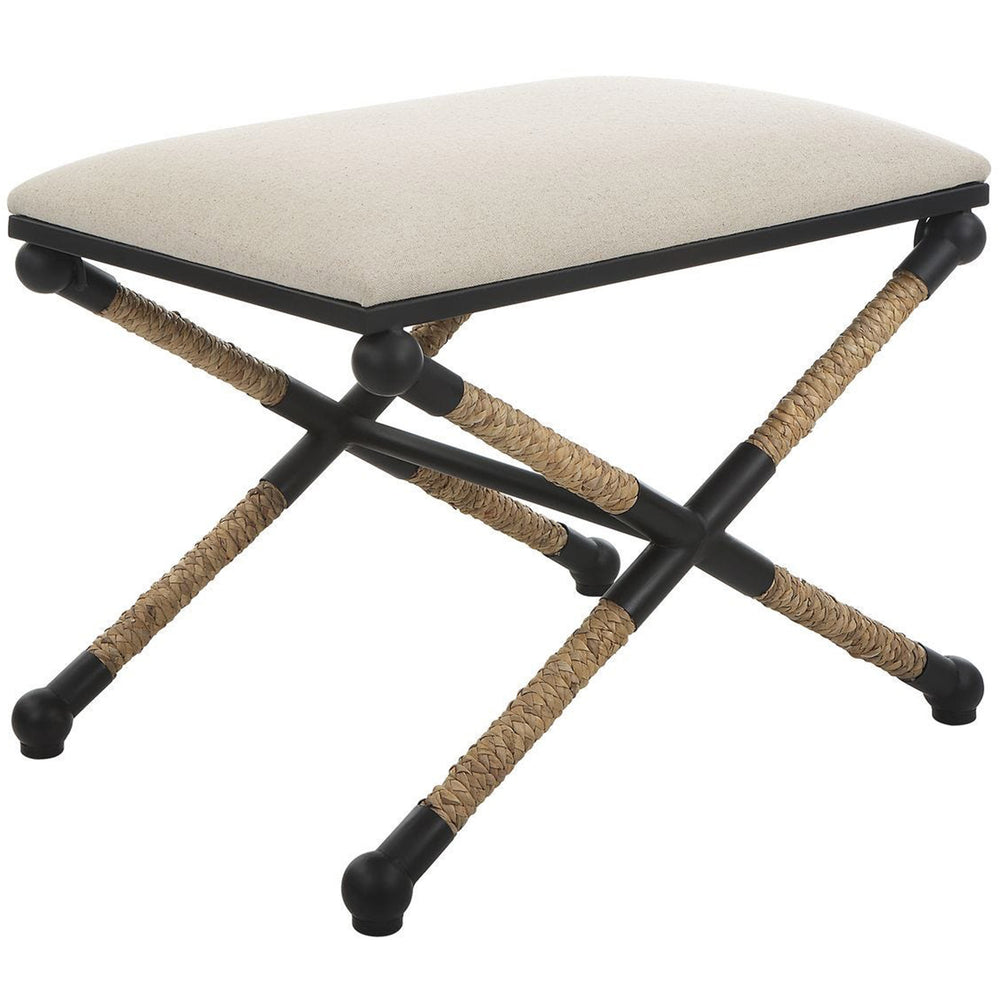 Lucian Accent Stool, Beige