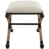 Lucian Accent Stool, Beige