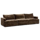 Ludwig 3 Piece Sofa, Mossed Brown-Furniture - Sofas-High Fashion Home