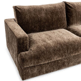 Ludwig 3 Piece Sofa, Mossed Brown-Furniture - Sofas-High Fashion Home