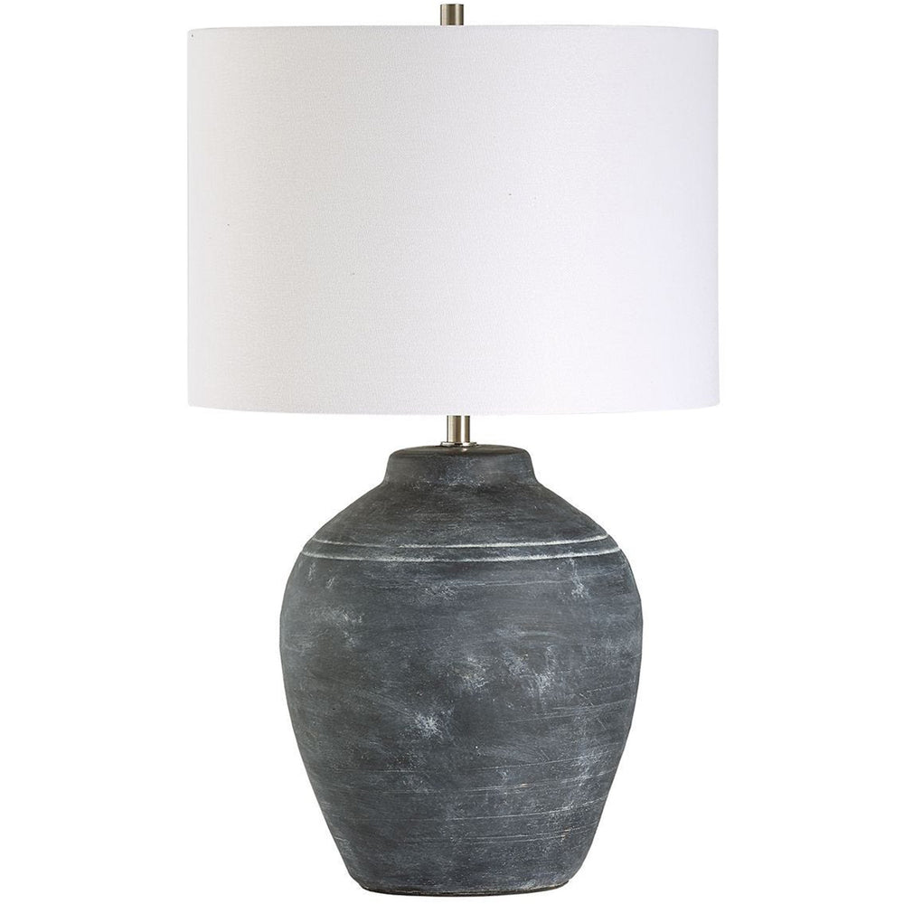 Luis Table Lamp, Weathered Black-Lighting-High Fashion Home