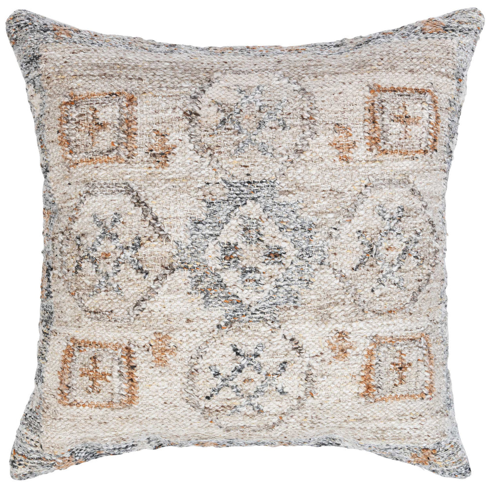 Lukens Pillow, Clay Multi-Accessories-High Fashion Home