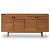 Lula Outdoor Sideboard, Natural Teak-Furniture - Storage-High Fashion Home
