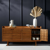 Lula Outdoor Sideboard, Natural Teak-Furniture - Storage-High Fashion Home