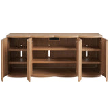 Lumi Credenza, Natural-Furniture - Storage-High Fashion Home