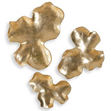 Lumina Wall Decor, Antique Gold Leaf, Set of 3