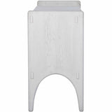 Luna Marble-Top Sideboard, Whitewash