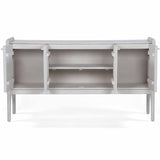 Luna Marble-Top Sideboard, Whitewash