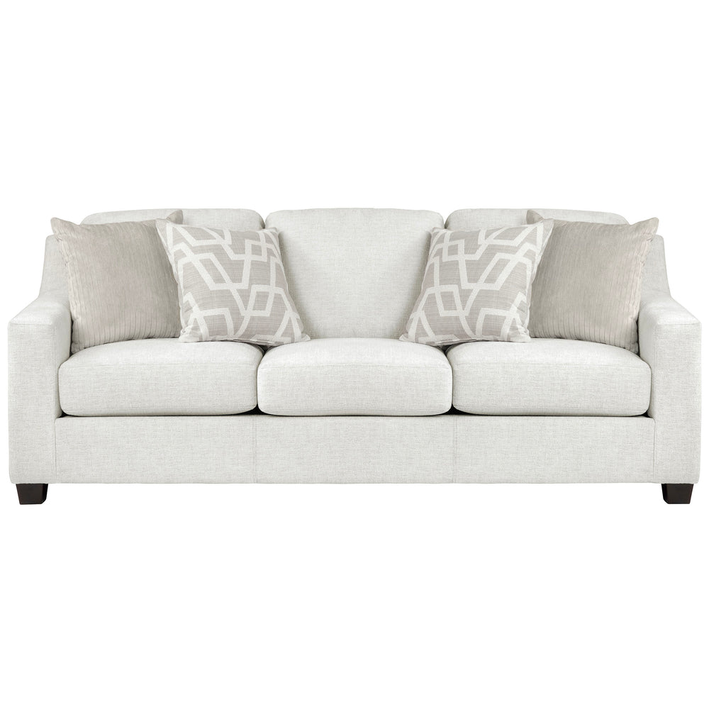 Luna Sofa, White-Furniture - Sofas-High Fashion Home