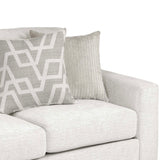 Luna Sofa, White-Furniture - Sofas-High Fashion Home