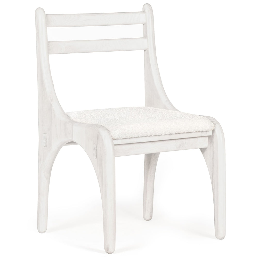 Luna Side Chair, Whitewash, Set of 2
