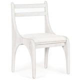 Luna Side Chair, Whitewash, Set of 2