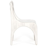 Luna Side Chair, Whitewash, Set of 2