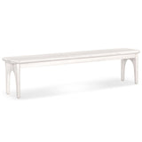 Luna Dining Bench, Whitewash