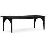 Luna Rectangular Dining Table, Charcoal