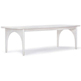 Luna Rectangular Dining Table, Whitewash