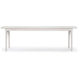 Luna Rectangular Dining Table, Whitewash