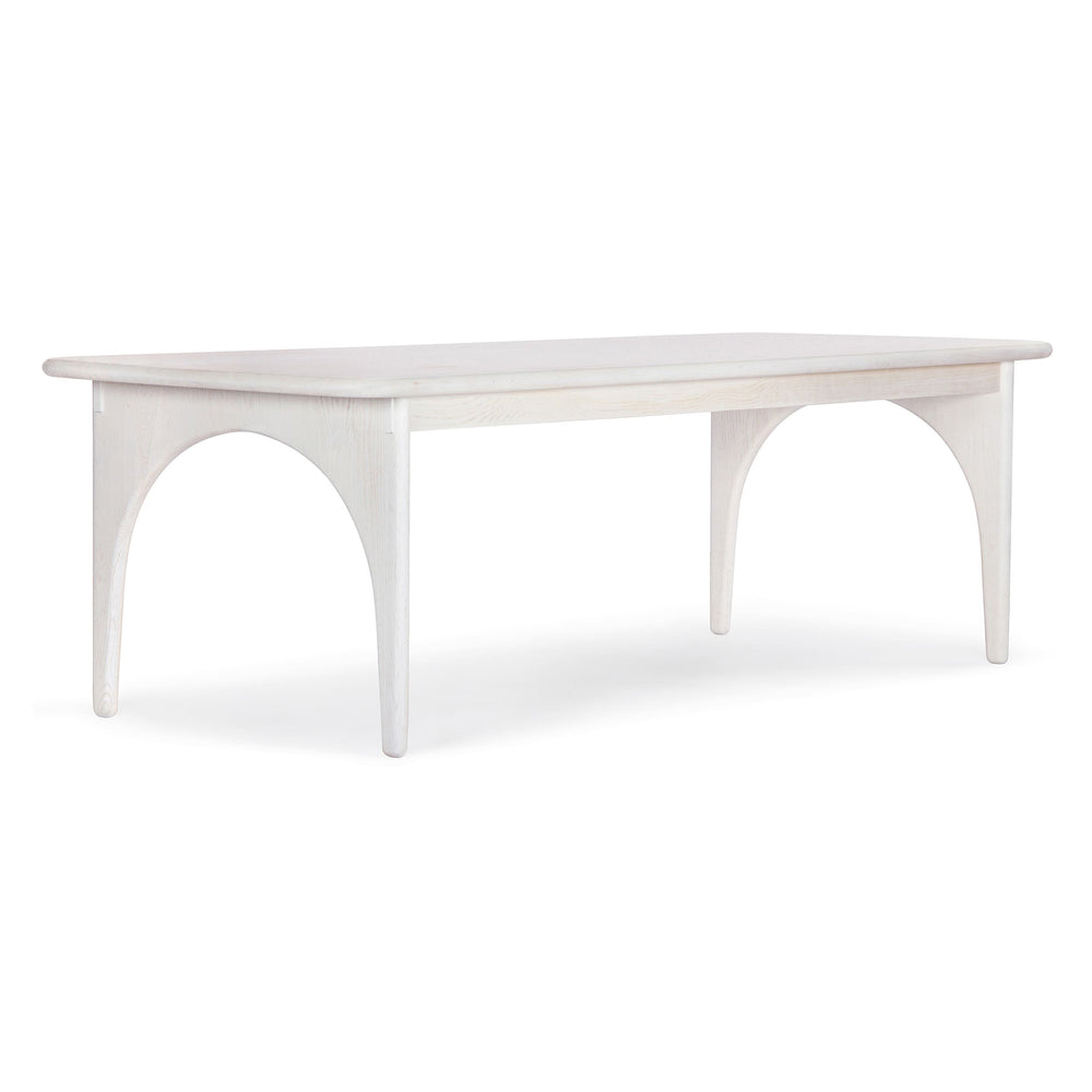 Luna Rectangular Dining Table, Whitewash