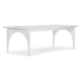 Luna Rectangular Dining Table, Whitewash