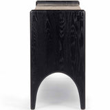 Luna Marble-Top Sideboard, Charcoal