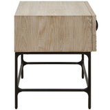 Lunar Side Table, Natural-Furniture - Accent Tables-High Fashion Home