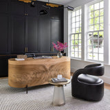 Lunas Executive Desk, Gold Guanacaste by Four Hands