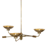 Lund Chandelier, Burnt Brass by Four Hands-Lighting-High Fashion Home