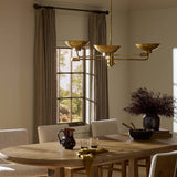 Lund Chandelier, Burnt Brass by Four Hands-Lighting-High Fashion Home