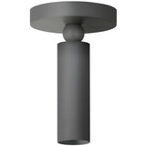 Luxe Pivot Flush Mount, Matte Black