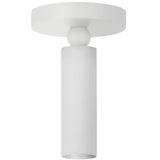 Luxe Pivot Flush Mount, White